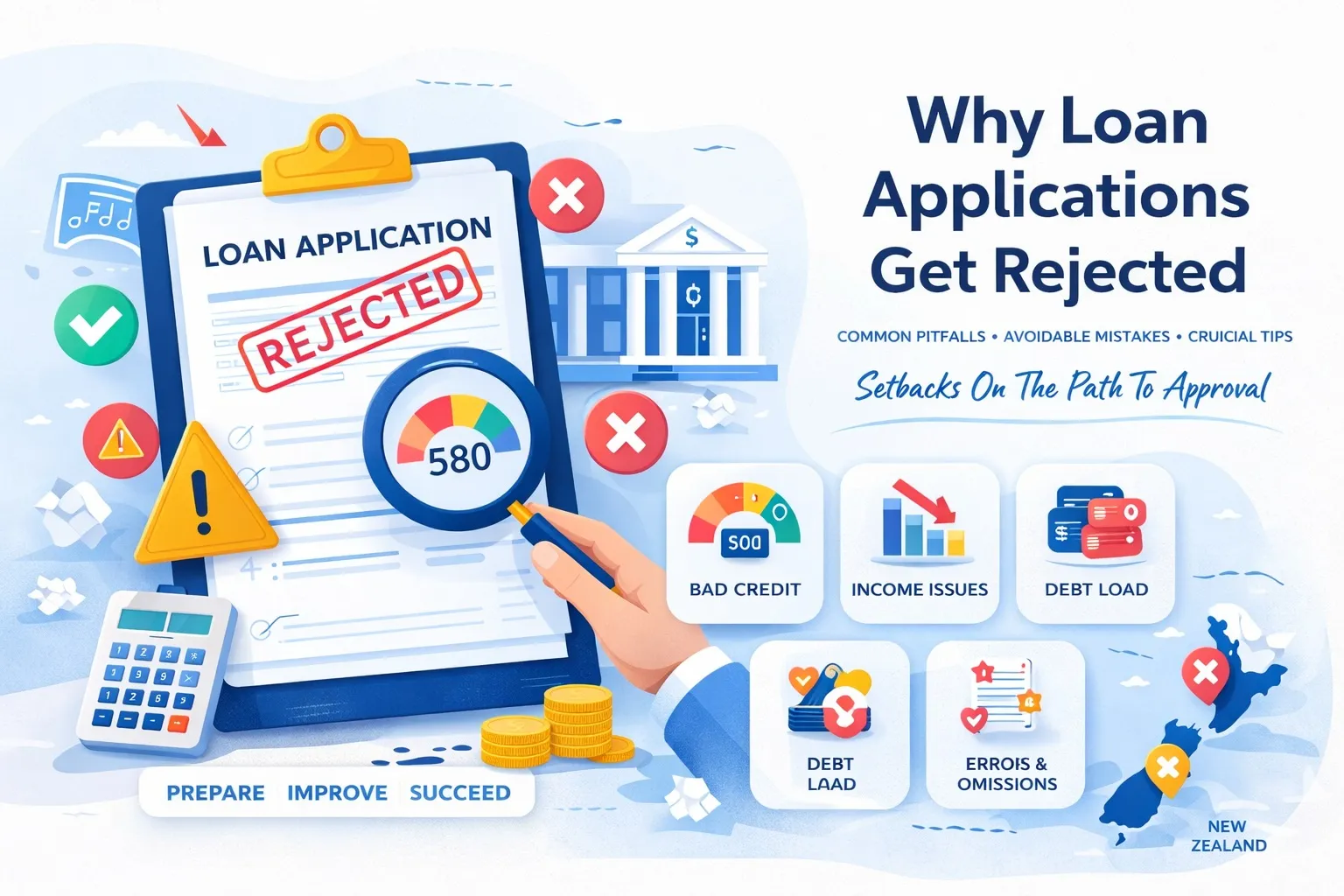 Business owner reviewing a loan application